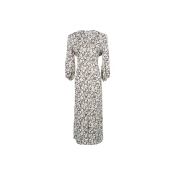 MISSSHINE Long Sleeved Dresses Women's Coffee