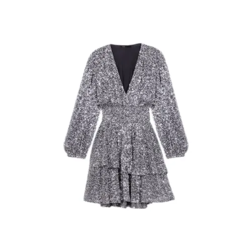 Maje Sequinned Mini Dress