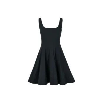 Staud Mini Wells Square neck Dress