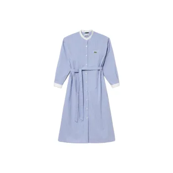 LACOSTE Long Sleeved Dresses Women's Blue