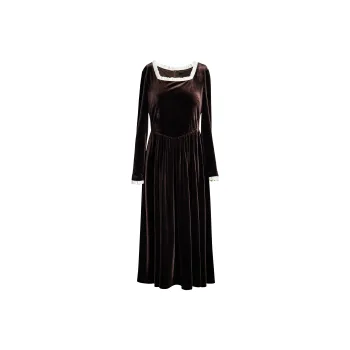ROEYSHOUSE Long-Sleeved Dresses Women's Dark Coffee