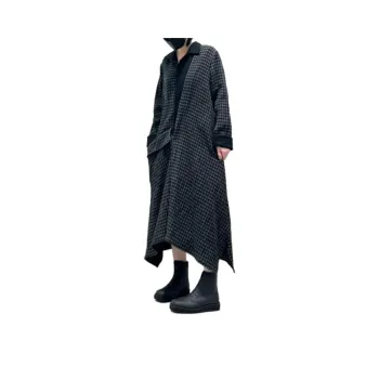 Yohji Yamamoto Long Sleeved Dress Women's Black
