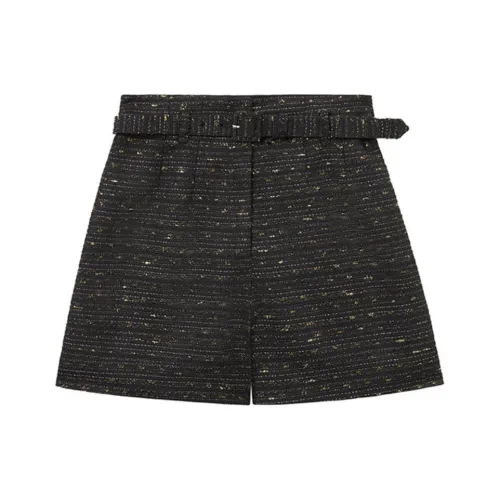 Self portrait Casual Shorts Women's Classic Black