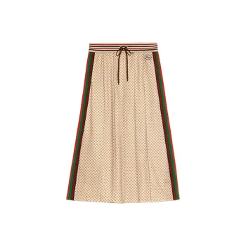 GUCCI Casual Long Skirts Women's Light Brown