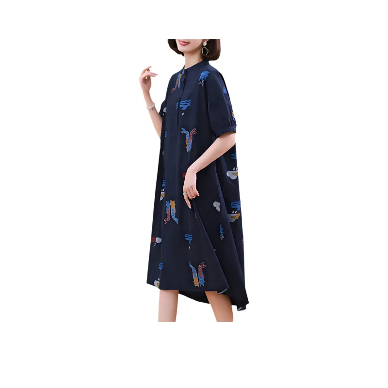 Mula Short Sleeved Dresses Women's-5