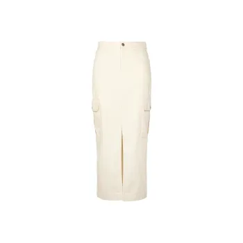 BARBOUR FW24 Denim Long Skirts Women's Beige