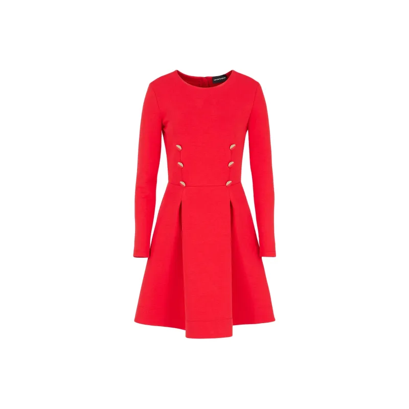EMPORIO ARMANI SS24 Long Sleeved Dress Women's-5