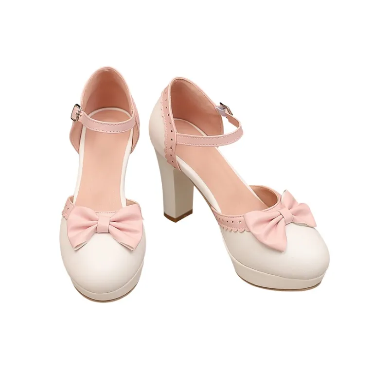 TADSW Chunky Heel High Heels Women's-5