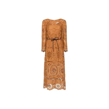 Zimmermann Pop Broderie anglaise Midi Dress
