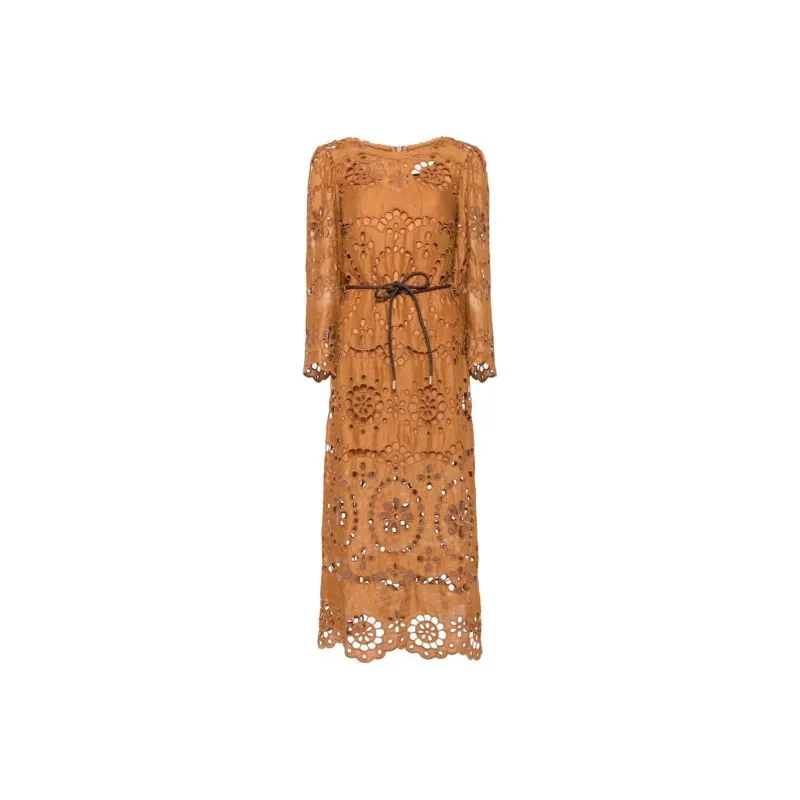 Zimmermann Pop Broderie anglaise Midi Dress-0