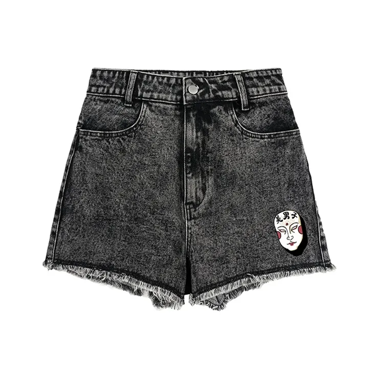 WOOKONG Denim Shorts Women's-4