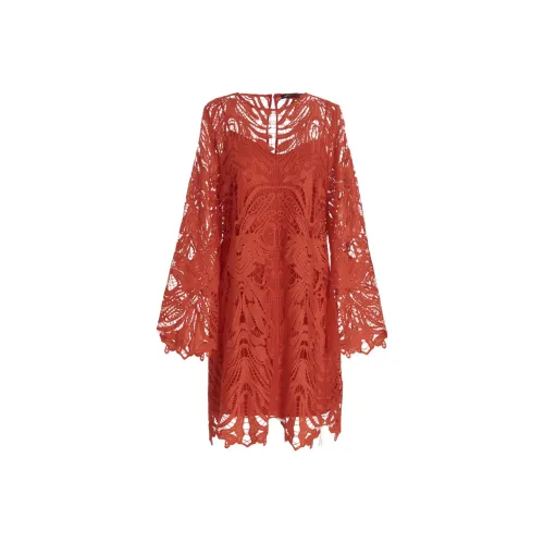 EMANUEL UNGARO Long-Sleeved Dresses Women's Red