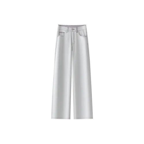 LUYOUYE Jeans Women's Light Purple