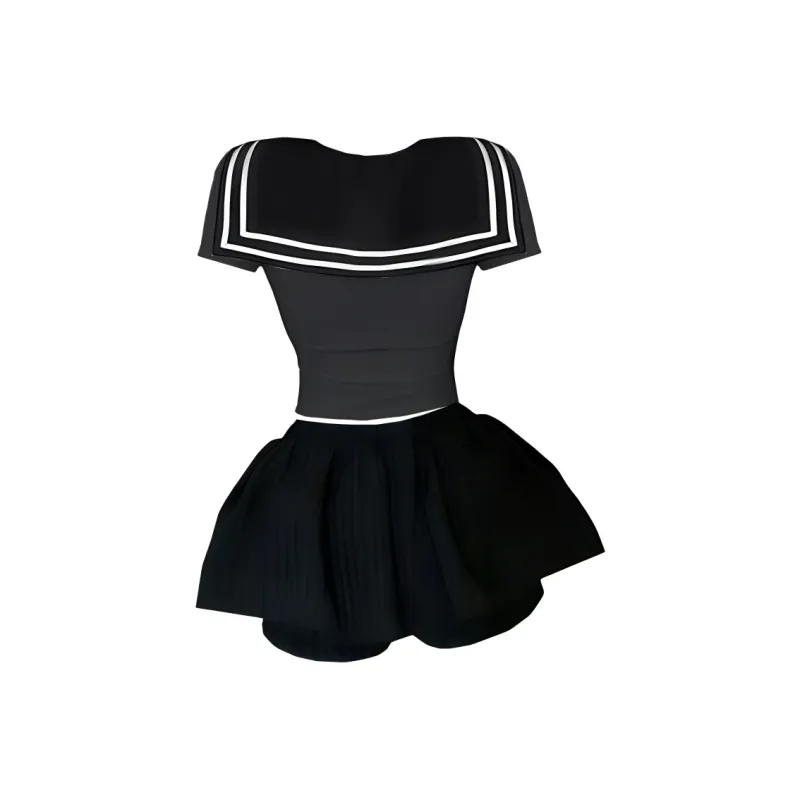 Mu Qingqing Two Piece Skirt Sets Women's-1