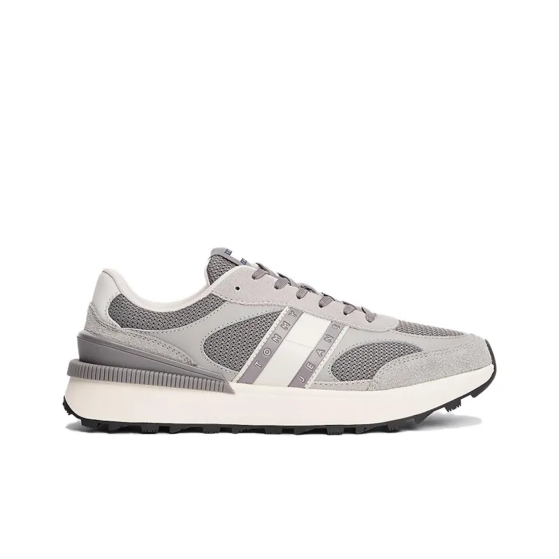 Tommy Hilfiger Trainers Low Top Casual Shoes Men's Gray-1