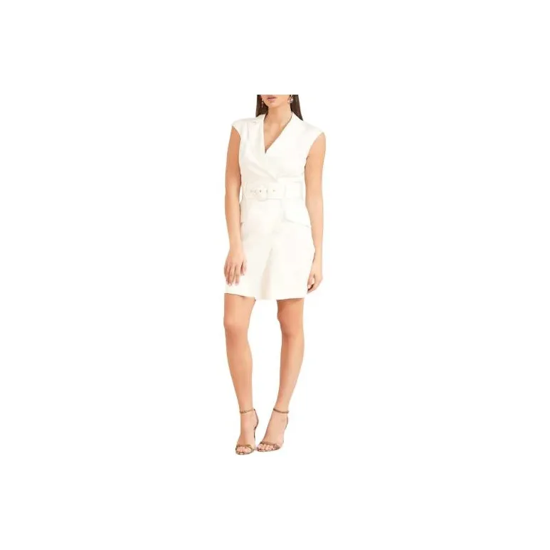 GUESS Sleeveless Dress Women's White-0
