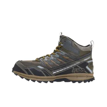 FILA Hail Storm 3 Mid Composite Toe Brown Yellow Yellow