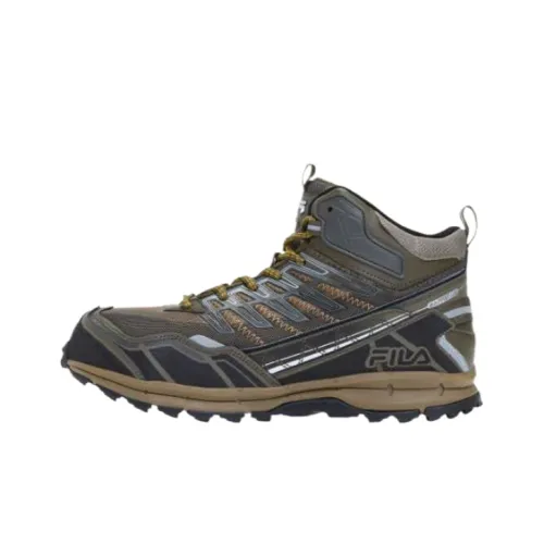 FILA Hail Storm 3 Mid Composite Toe Brown Yellow Yellow