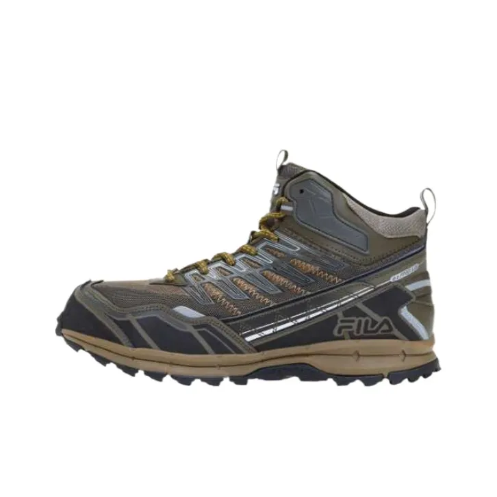 FILA Hail Storm 3 Mid Composite Toe Brown Yellow Yellow-0