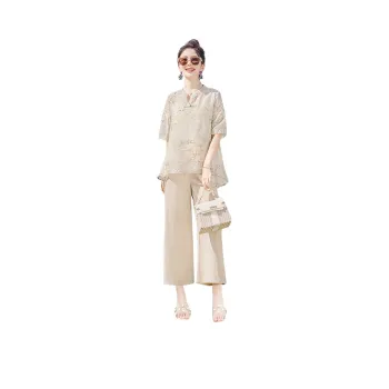 Cypress House Casual Suit Women's Gray Base With Heather Gray+Light Khaki
