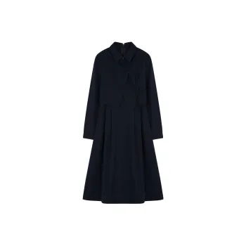XWI Long Sleeved Dress Women's Navy Blue