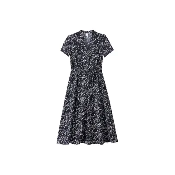 Mapping Short Sleeved Dress Women's
