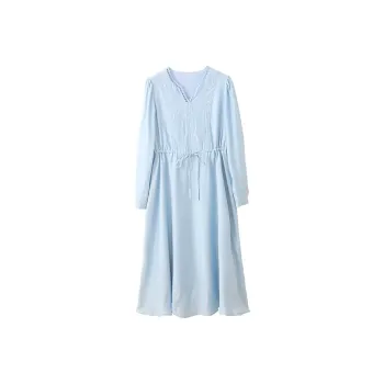 VIMLY Long Sleeved Dresses Women's