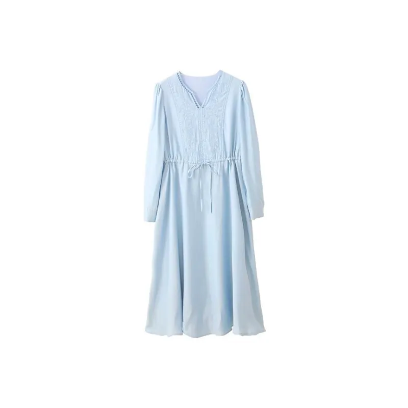 VIMLY Long Sleeved Dresses Women's-0