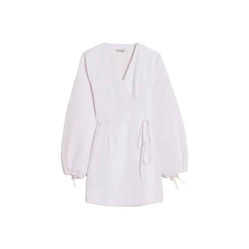 HOLZWEILER FW24 Long Sleeved Dress Women's White-0