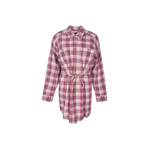 ISABEL MARANT Long-Sleeved Dresses Women's Purple