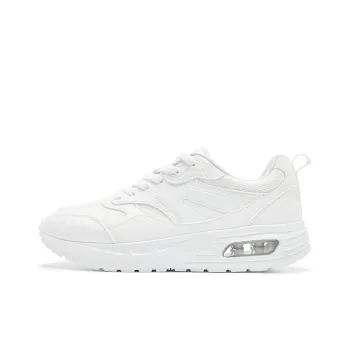 QIAODAN Cushioning Height Increasing Abrasion Resistant Low Top Casual Shoes Women's Jordan White Light Gray