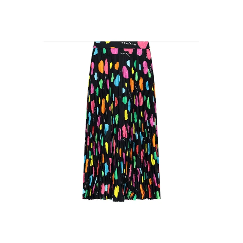 Balenciaga SS21 Casual Long Skirts Women's Multicolor-0