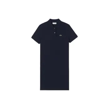 LACOSTE Short Sleeved Dresses Women's Navy Blue