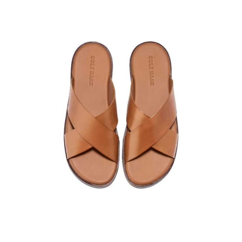 COLE HAAN Slip Resistant Slide Slippers Men's Brown-5