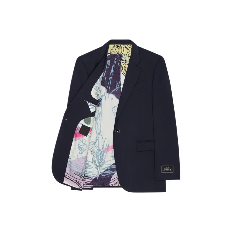 Givenchy SS25 Business Suit Coat Men's Midnight Blue-1