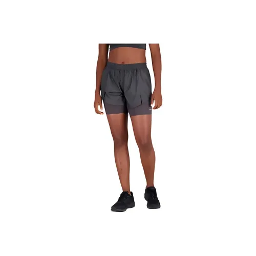 New Balance Impact Run AT 3 Impact Run AT 3 Inch 2-in-1 Short Casual Shorts Women's Dark Gray