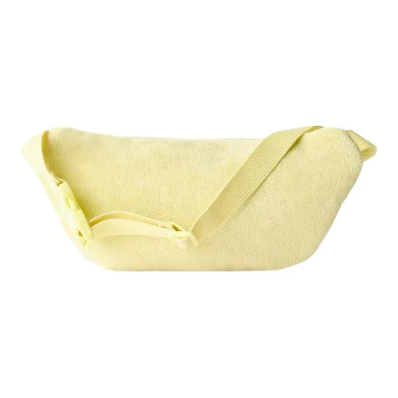 ZARA Towel Fabric Fanny Pack Women's Light Yellow-3