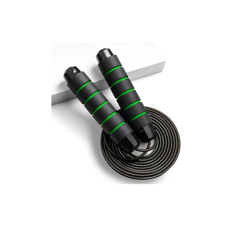 ELFBEAUTY Aerobic Fat Reduction Non Countable Jump Ropes Adults Foam Controller Steel Wire Rope 2.8m-4