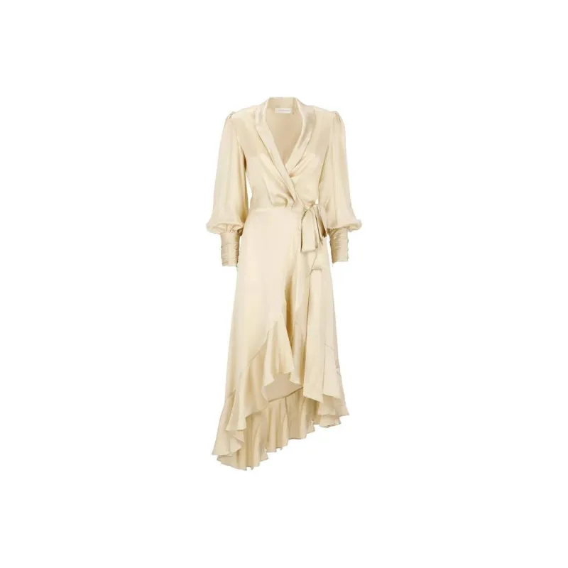 Zimmermann Long-Sleeved Dresses Women's Yellow-0