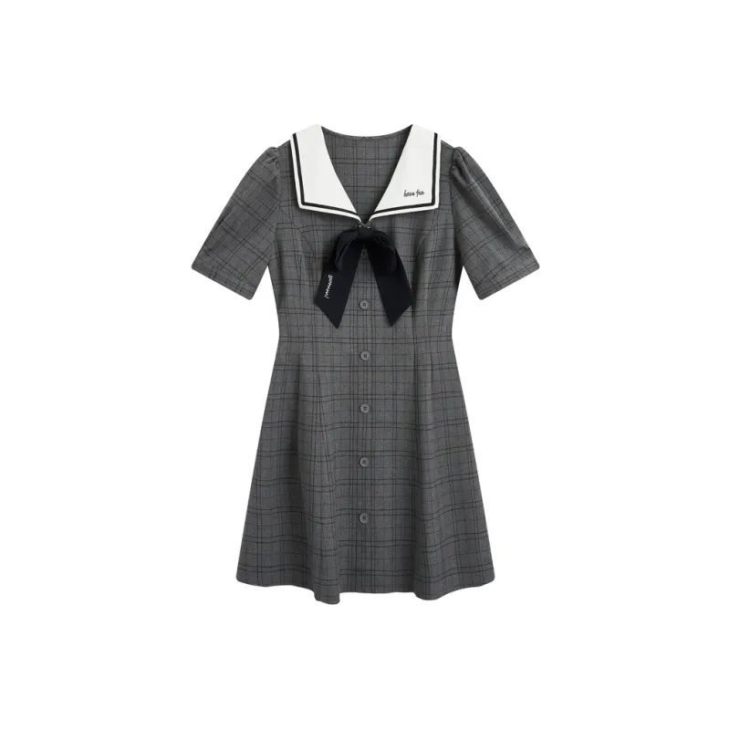ZIHAN Short Sleeved Dress Women's-5