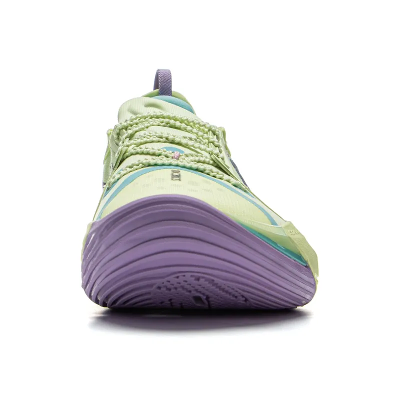 LiNing Sonic 13 Cushioning Abrasion Resistant Support Low Top Basketball Shoes Men's Green-4