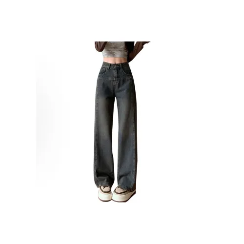 LCEVHZ'S Jeans Women's Washed Blue