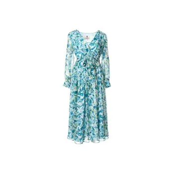BESIONIA SS24 Long Sleeved Dresses Women's Green