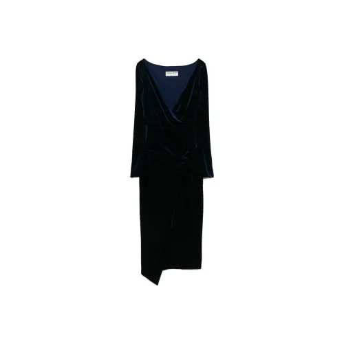 CHIARA BONI La Petite Robe 미드나이트 블루 여성 긴팔 원피스