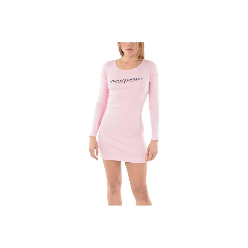 DIESEL Long-Sleeved Dresses Women's Pink-0