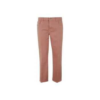 FAY Logo Patch Straight Leg Jeans