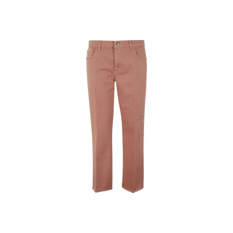 FAY Logo Patch Straight Leg Jeans-0