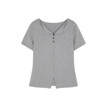 Mo Han Yi Mei T Shirt Women's Light Heather Gray