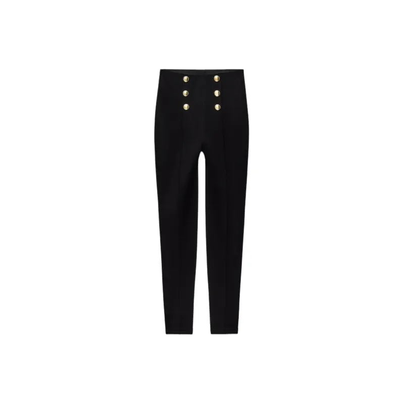 ZARA Leggings Women's Black-0