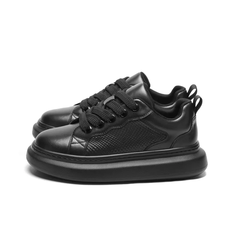 Meixi Breathable Height Increase Low Top Skateboard Shoes Men's-5